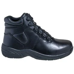 Grabbers Work Shoes: Men's G1240 Black Affixed Black Slip Resistant Work Boot -Work Shoe Store graber g1240st o 01