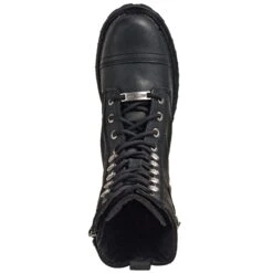 Harley Davidson Boots: 83853 Side Zip Women's Black Balsa Motorcycle Boots -Work Shoe Store harley davidson d83853 t 01