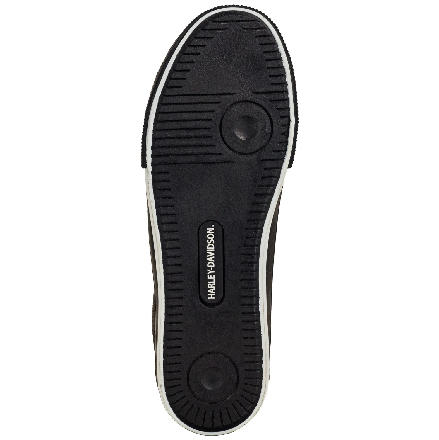 Harley Davidson Shoes: Baxter Men's Black/White D93341 High-Cut Sneakers 8 Harley Davidson Shoes: Baxter Men's Black/White D93341 High-Cut Sneakers - Image 6