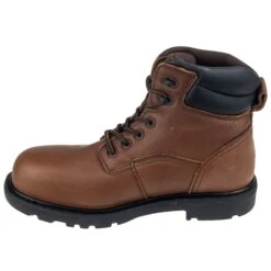 Iron Age Boots: Men's Brown IA0160 Composite Toe Waterproof Non Metal Work Boots -Work Shoe Store ia0160 4