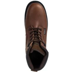 Iron Age Boots: Men's Brown IA0160 Composite Toe Waterproof Non Metal Work Boots -Work Shoe Store ia0160 6