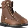 Iron Age Boots: Men's IA5015 Brown Steel Toe External Met Guard EH Work Boot 2 Iron Age Boots: Men's IA5015 Brown Steel Toe External Met Guard EH Work Boot -Work Shoe Store ia5015 expand