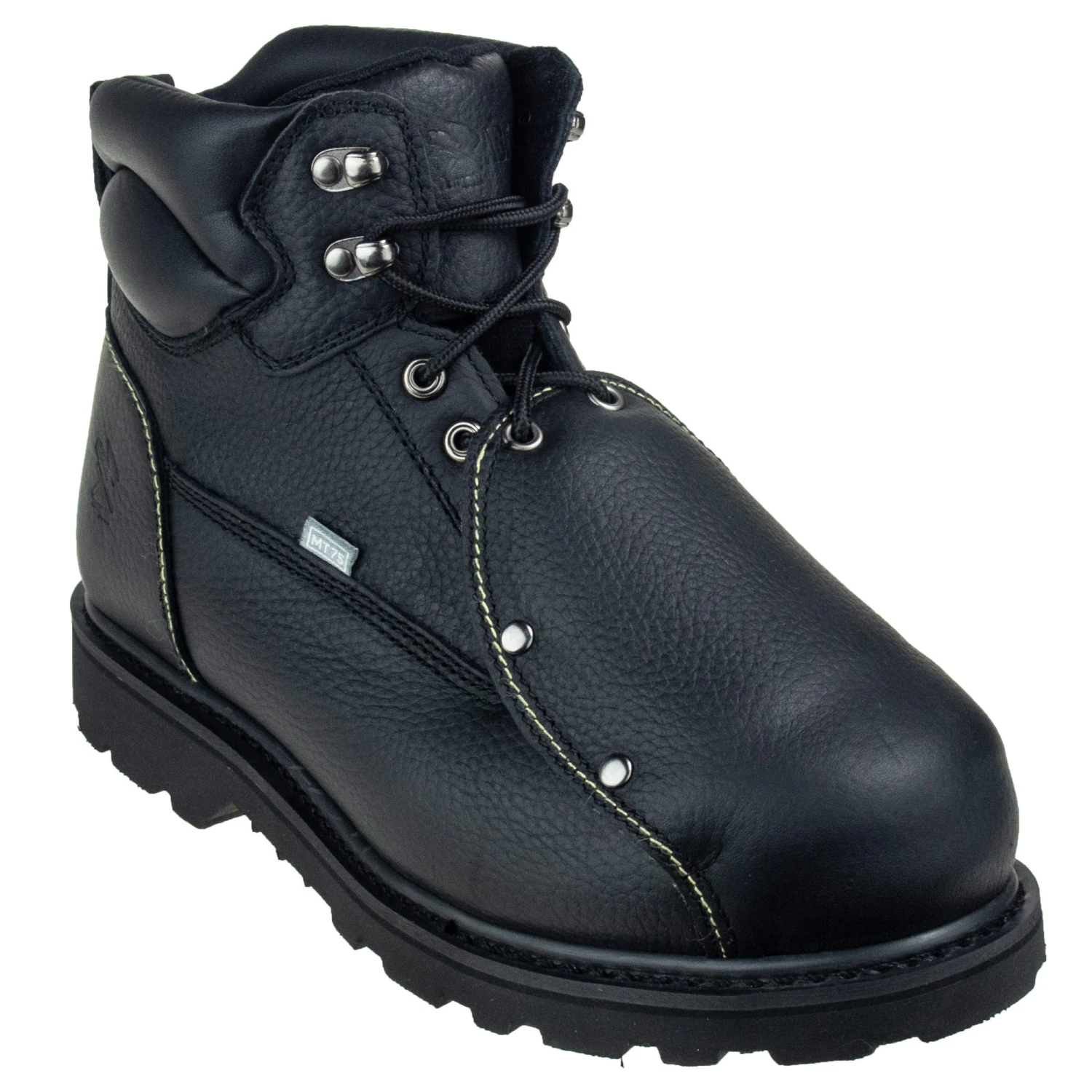 Iron Age Boots: Mens IA5016 Black Ground Breaker Met Guard Steel Toe EH Work Boots 3 Iron Age Boots: Mens IA5016 Black Ground Breaker Met Guard Steel Toe EH Work Boots