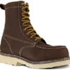 Iron Age Boots: Men's IA5082 BRN Brown 8" Wedge Work Boot, Comp Toe -Work Shoe Store ia5082 expand