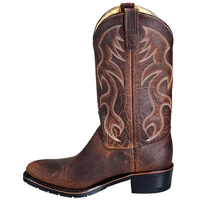 Double H Boots: Men's 3282 Western 12 Inch Pull-On USA-Made Cowboy Boots 6 Double H Boots: Men's 3282 Western 12 Inch Pull-On USA-Made Cowboy Boots - Image 4