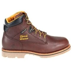 Chippewa Boots: Men's Insulated 72125 Waterproof Brown Work Boots