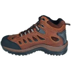 Nautilus Boots: Men's N9546 Steel Toe Waterproof EH Brown Work Boots -Work Shoe Store image 47081