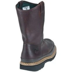 Georgia Boots: Men's G4374 Brown Soggy Giant Steel Toe Wellington Work Boots -Work Shoe Store image 49747