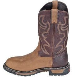 Rocky Boots: Men's Round Toe Slip-Resistant Cowboy Boots 2732 -Work Shoe Store image 50655