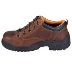 Timberland PRO Boots: Women's TiTAN Oxford 63189 Brown Steel Toe Work Shoes -Work Shoe Store image 50917