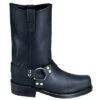 Double H Boots: Men's 4008 Black 10-Inch USA-Made Harness Work Boots -Work Shoe Store image 52552