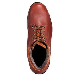 Wolverine Boots: Men's DuraShock 3122 Slip Resistant Brown Work Boots -Work Shoe Store image 53847