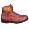 Wolverine Boots: Men's DuraShock 3122 Slip Resistant Brown Work Boots -Work Shoe Store image 53851