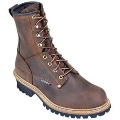 Carolina Boots: Men's Waterproof Logger CA8821 EH Work Boots -Work Shoe Store image 56732