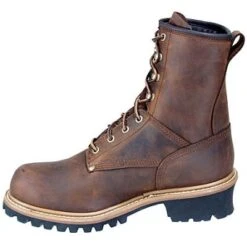 Carolina Boots: Men's Waterproof Logger CA8821 EH Work Boots -Work Shoe Store image 56736