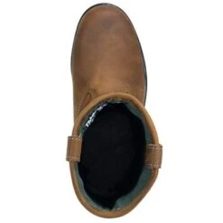 Wolverine Boots: Men's 3367 Insulated Waterproof Brown Wellington Boots -Work Shoe Store image 59641