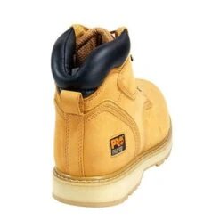 Timberland PRO Boots: Men's Pit Boss 33031 Wheat Nubuck 6" Steel Toe Work Boots -Work Shoe Store image 64613