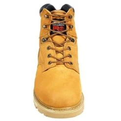 Timberland PRO Boots: Men's Pit Boss 33031 Wheat Nubuck 6" Steel Toe Work Boots -Work Shoe Store image 64617