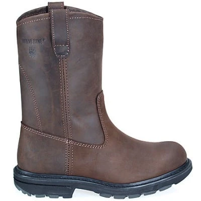 Wolverine Boots: Men's 4707 Brown Steel Toe EH SR Wellington Boots 8 Wolverine Boots: Men's 4707 Brown Steel Toe EH SR Wellington Boots - Image 6