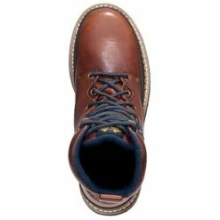 Georgia Boots: Men's Brown G8274 8 Inch Slip Resistant Work Boots -Work Shoe Store image 65631