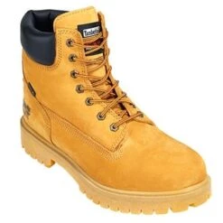 Timberland PRO Boots: Men's Waterproof 65016 Wheat Nubuck 6" Steel Toe Boots -Work Shoe Store image 68539