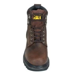 Caterpillar Boots: Men's Brown 6 Inch Climasphere 72593 EH Work Boots -Work Shoe Store image 69208