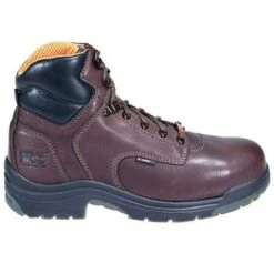 Timberland PRO Boots: Men's TiTAN 26078 Brown Alloy Toe Work Boots -Work Shoe Store image 70378