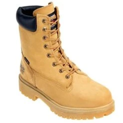 Timberland PRO Boots: Men's 26002 Waterproof Wheat Nubuck 8" Steel Toe Boots -Work Shoe Store image 70768