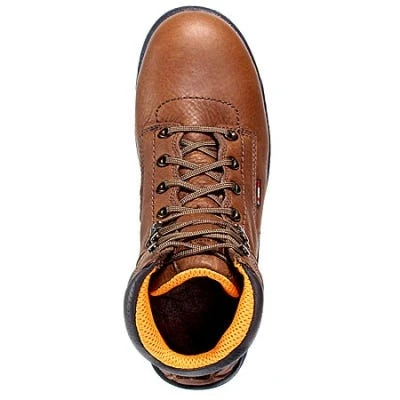 Timberland PRO Boots: Men's Brown 26063 TiTAN Safety Toe EH 6" Work Boots 8 Timberland PRO Boots: Men's Brown 26063 TiTAN Safety Toe EH 6" Work Boots - Image 6