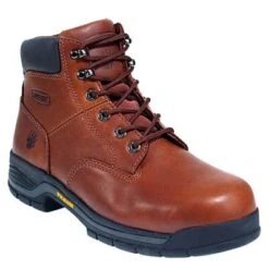 Wolverine Boots: Men's Brown 4906 Harrison Soft Toe Lace Up Work Boots -Work Shoe Store image 76671