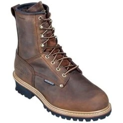 Carolina Boots: Men's Waterproof Insulated CA7821 Met Guard Logger Boots -Work Shoe Store image 77277