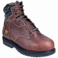 Timberland PRO Boots: Men's Flexshield 50504 Burgundy Met Guard Steel Toe Boots -Work Shoe Store image 78622