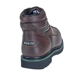 Florsheim FE665 Men's 6 Inch Brown Leather Steel-Toe EH Boot -Work Shoe Store image 80324