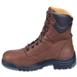 Timberland PRO Boots: Men's TiTAN 47019 Brown Waterproof Alloy Toe EH Boots -Work Shoe Store image 82697
