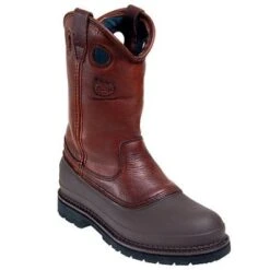 Georgia Boots: Men's Brown G5655 Muddog EH Steel Toe Wellington Boots -Work Shoe Store image 83866