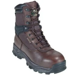 Rocky Boots: Men's Brown Steel Toe WP Insulated Rebel Work Boots 6486 -Work Shoe Store image 84482