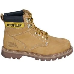 Caterpillar Boots: Men's 6 Inch Steel Toe 89162 Nubuck Work Boots -Work Shoe Store image 84923