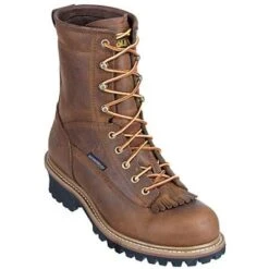 Carolina Boots: Men's Steel Toe EH CA9824 Waterproof Logger Boots -Work Shoe Store image 88560