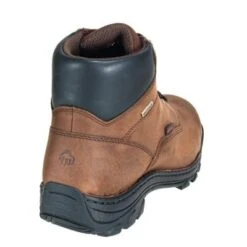 Wolverine Boots: Men's 5484 Durbin Waterproof Nubuck Brown Boots -Work Shoe Store image 91482