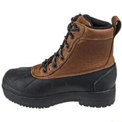 Iron Age Boots: Men's Black/Brown IA9650 Waterproof Steel Toe Boots -Work Shoe Store iron age ia9650 ia965 i 01