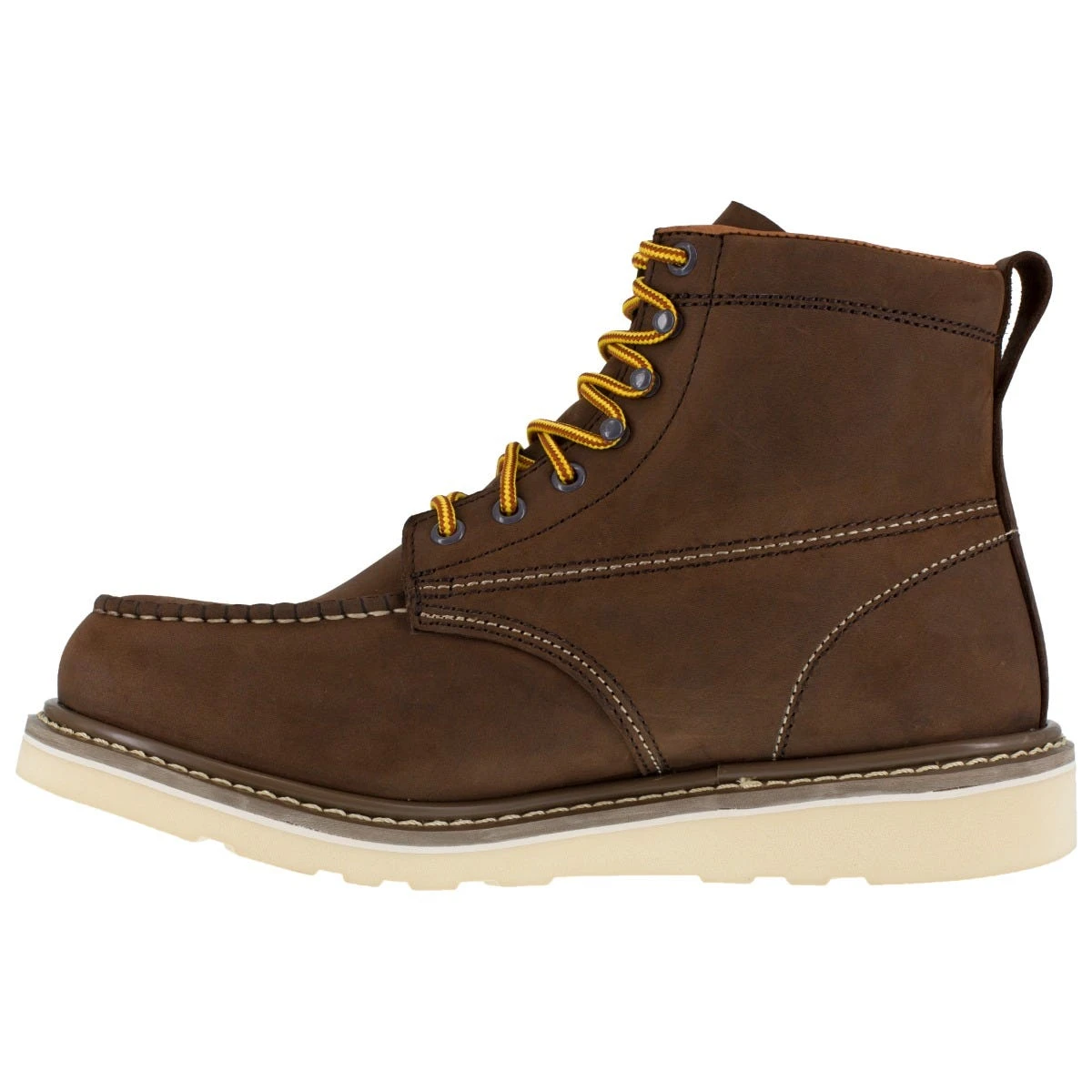 Iron Age Boot: Men's IA5061 Tan Reinforcer Steel Toe EH Wedge Boot 3 Iron Age Boot: Men's IA5061 Tan Reinforcer Steel Toe EH Wedge Boot