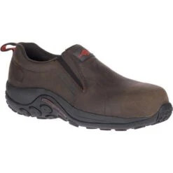 Merrell Shoes: Men's J099319 Brown Jungle Moc Composite Toe Slip Resistant Slip On Work Shoe 8 Merrell Shoes: Men's J099319 Brown Jungle Moc Composite Toe Slip Resistant Slip On Work Shoe -Work Shoe Store j099319 1