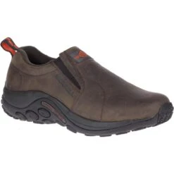 Merrell Shoes: Men's J099323 Brown Jungle Moc Slip Resistant Slip On Work Shoe -Work Shoe Store j099323