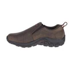 Merrell Shoes: Men's J099323 Brown Jungle Moc Slip Resistant Slip On Work Shoe -Work Shoe Store j099323 08