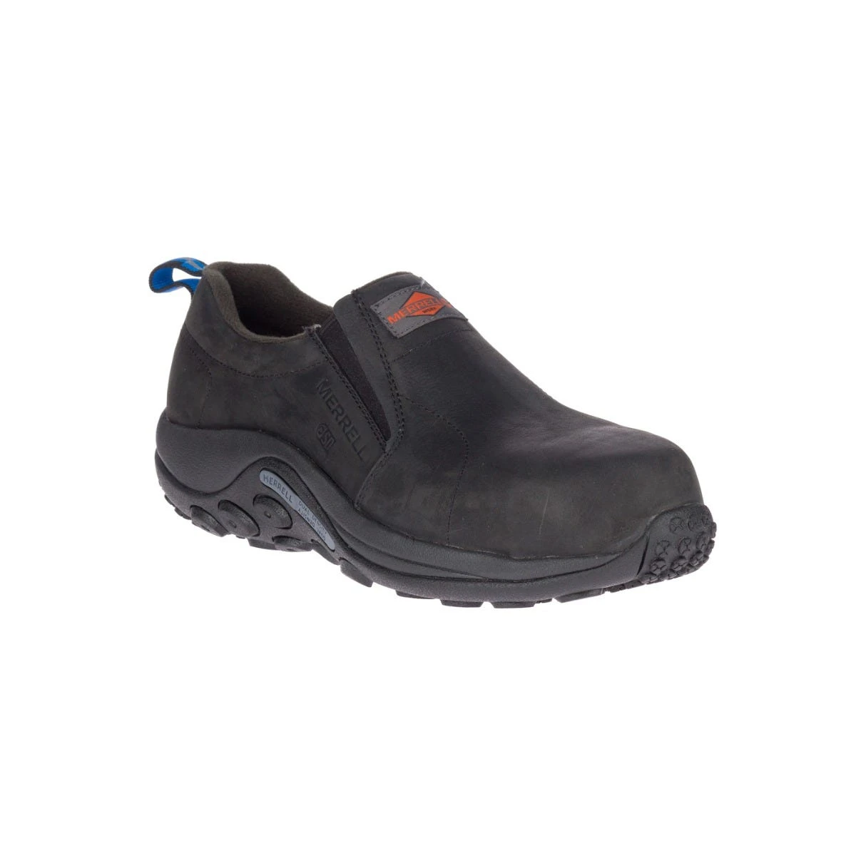 Merrell Shoes: Men's J099379 Black Jungle Moc Composite Toe Slip Resistant SD Slip On Work Shoe 6 Merrell Shoes: Men's J099379 Black Jungle Moc Composite Toe Slip Resistant SD Slip On Work Shoe - Image 4