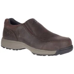 Merrell Shoes: Men's J20995 Brown Sutton Moc Steel Toe Slip Resistant Slip On Work Shoe 11 Merrell Shoes: Men's J20995 Brown Sutton Moc Steel Toe Slip Resistant Slip On Work Shoe -Work Shoe Store j20995