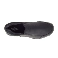 Merrell Shoes: Men's J77707 Black Sutton Moc AC Pro Slip Resistant Work Shoe 9 Merrell Shoes: Men's J77707 Black Sutton Moc AC Pro Slip Resistant Work Shoe -Work Shoe Store j77707 12