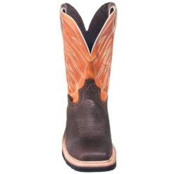 Justin Boots: Men's SE4561 Steel Toe EH Stampede Cowboy Work Boots -Work Shoe Store justin 4561 090 f 01