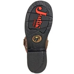 Justin Boots: Women's GY9903 Brown 8-Inch General Toe Gemma Cowboy Boots