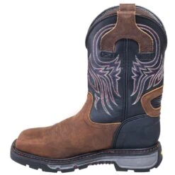 Justin Boots: Men's WK2104 Steel Toe EH Cowboy Work Boots -Work Shoe Store justin wk2104 i 01